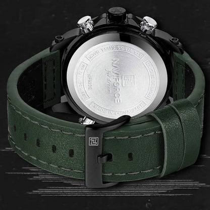 NAVIFORCE NF9236 Dual Display Military Chronograph Watch