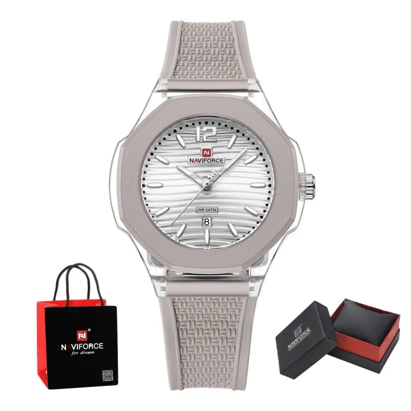 Montre NAVIFORCE NF6109 Quartz Étanche Silicone Luxe