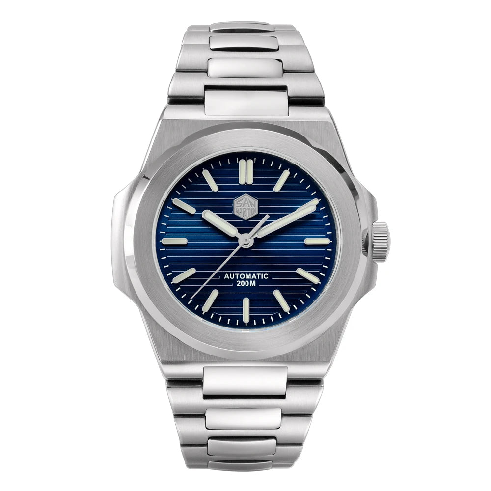 San Martin SN0076-G V2 Sunray Dial Automatic Mechanical Watch