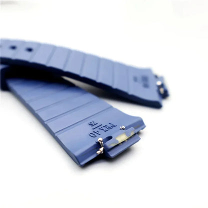 Bracelet de montre de rechange en silicone convexe pour homme Tissot PRX Powermatic 40mm T137.407 T137.410, en caoutchouc à dégagement rapide de 12mm