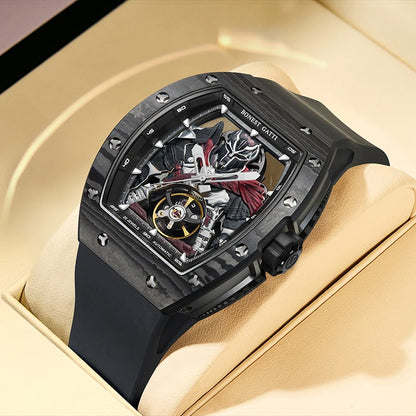 ChronoState BONEST GATTI BG9009 – Automatic Carbon Fiber Watch | Sapphire Mechanical Luxury Timepiece