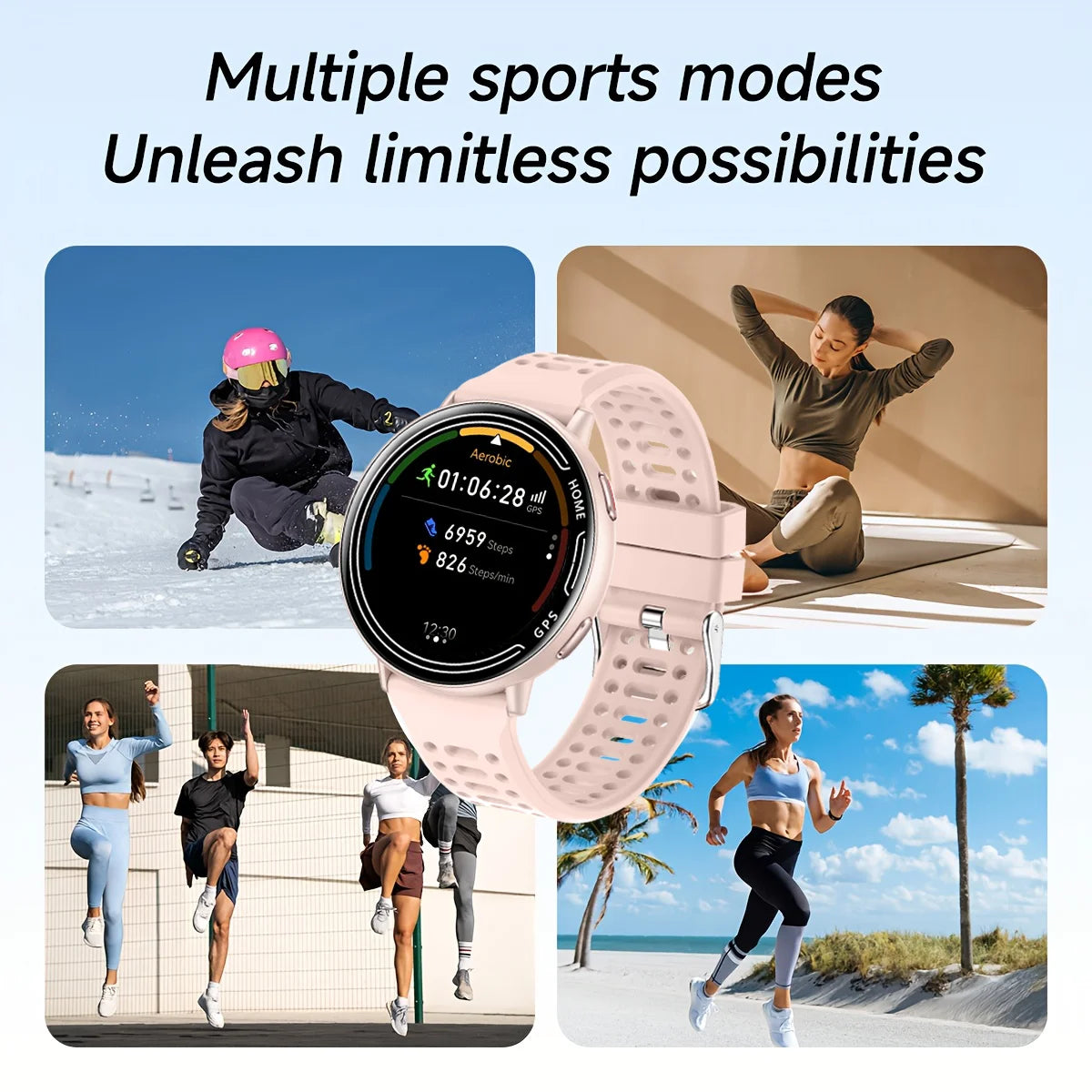 Nouvelle smartwatch GPS chaude AMOLED 1,43, Boussole, étanche IP68, appel Bluetooth, montre multisports, cadeau pour hommes et femmes pour Android