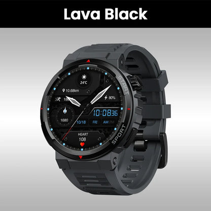 Nouvelle montre connectée Zeblaze Ares 3 Plus avec écran AMOLED HD de 1,43'', appels vocaux et suivi interactif 3D de la santé et de la forme physique
