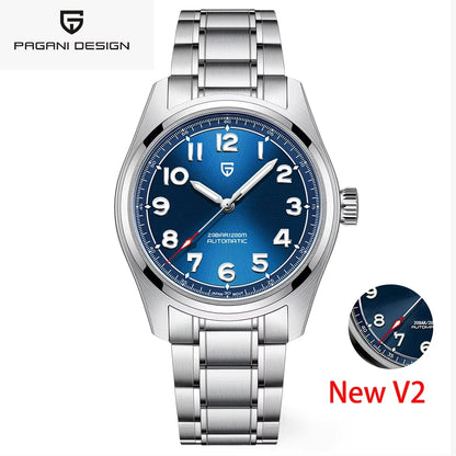 PAGANI Design 2026 Nouvelle Montre Mécanique Automatique Homme NH35A Verre Saphir Acier Inoxydable Étanche 200m Reloj Hombre