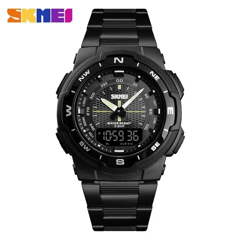 SKMEI 1370 Full Steel Business Watch Relogio Masculino