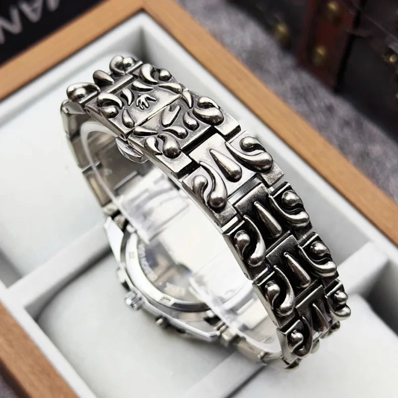 montres tendance hétéroclites en forme de griffe, en albâtre, style rétro, Y2K, euro-américaines, montres spéciales de niche avancées sur Instagram