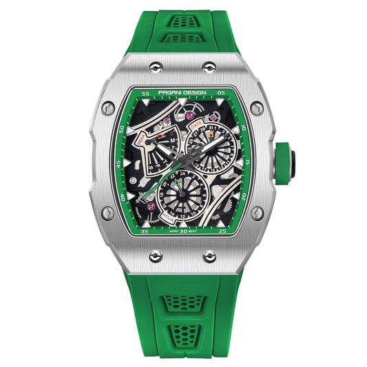 ChronoState Matrix X Square Skeleton Quartz Watch for Men