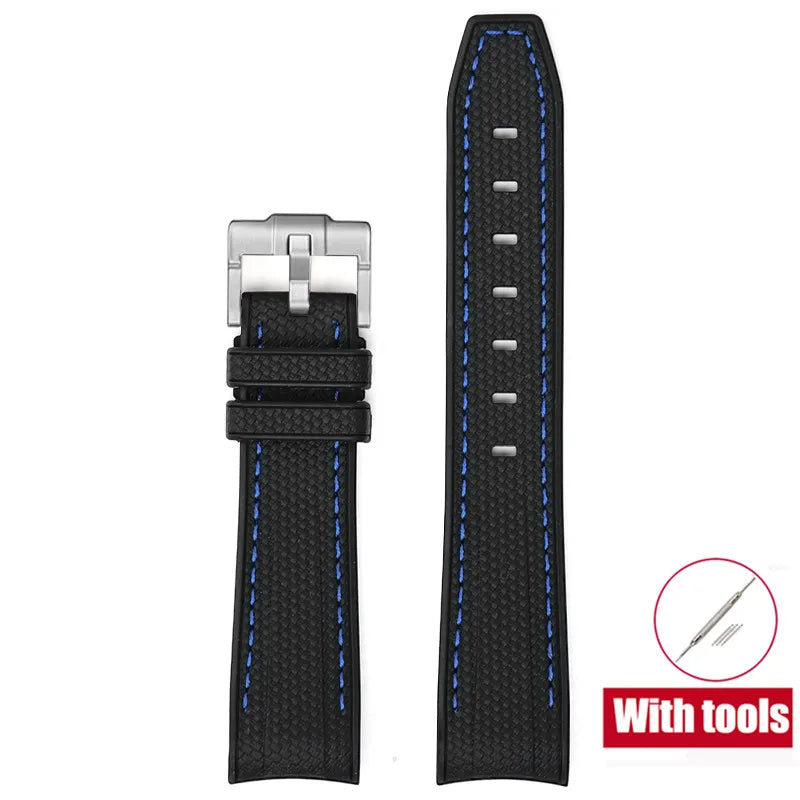 Bracelet de montre en caoutchouc pour Swatch X Omega Joint MoonSwatch étanche Sport 20mm Bracelet de montre en silicone incurvé pour hommes et femmes