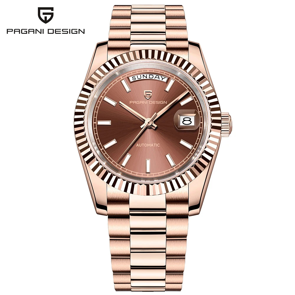 2026 New PAGANI DESIGN Men's Watches Mechanical Top brand Luxury Automatic Watch For Men AR Sapphire glass Calendar Wrist watch