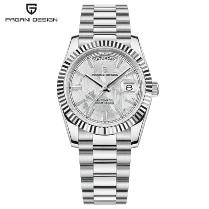PAGANI DESIGN Nouvelle Montre Automatique DD36 de Luxe en Or Rose pour Homme Montre-Bracelet Mécanique Étanche 10 bars avec Verre Saphir AR