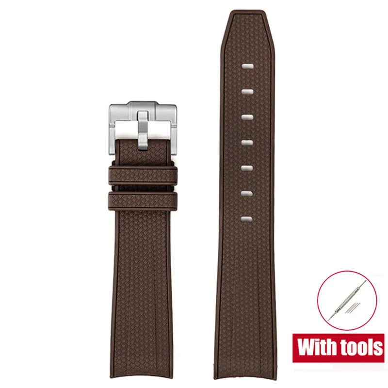 20mm Diving Strap for Omega X Swatch Joint MoonSwatch Men Women Arc Curved End TPU Rubber Bracelet for Rolex Watch Band Tools