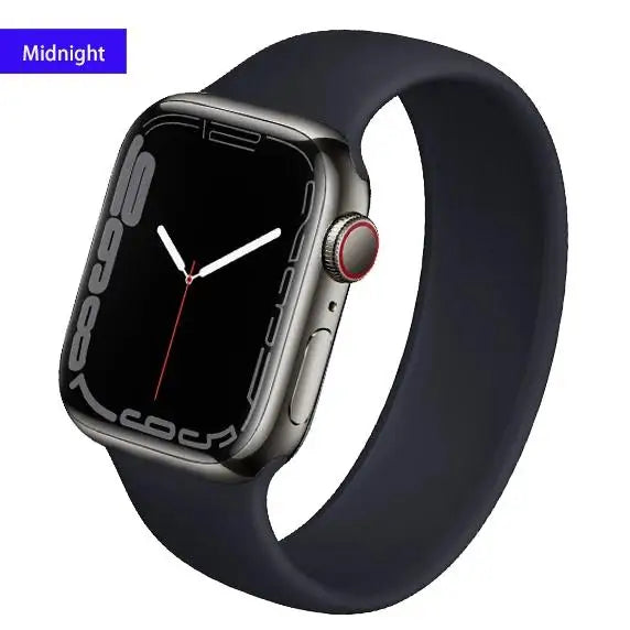 Solo Loop silicone for apple Watch Bands 40mm 44mm 45 41 49mm 42mm 46mm 38 bracelet iwatch series 11 10 9 8 7 6 se3 ultra2 strap