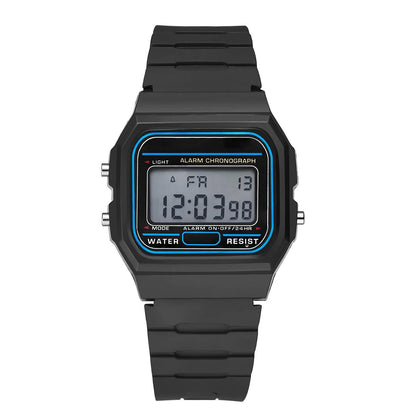 Fashion Men Digital Wristwatches Sport Army Green Mens Watches Luxury Led Electronic Clock Waterproof Square Dial Reloj Hombre