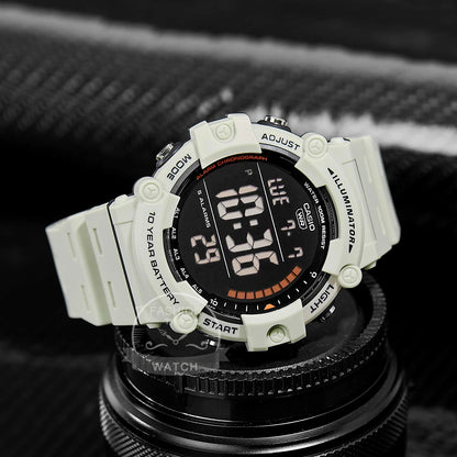 Montre Casio Homme Grand Cadran Modèle Sportif Élégant Cool Montres Multifonctions AE-1500WH-8B2