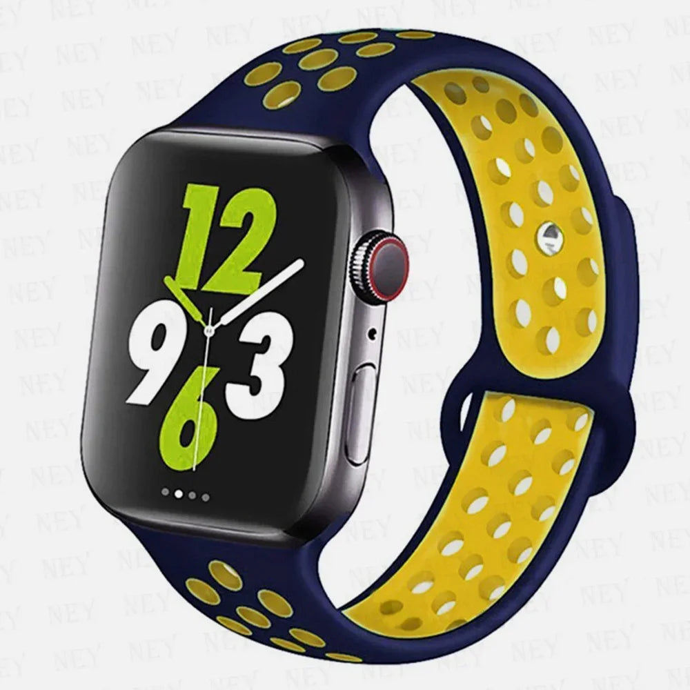 Sport Strap For Apple Watch Band Ultra 49mm 44mm 45mm 38/40mm/41mm Silicone Pride Bracelet correa iWatch Series 8 7 6 4 5 3 9 SE