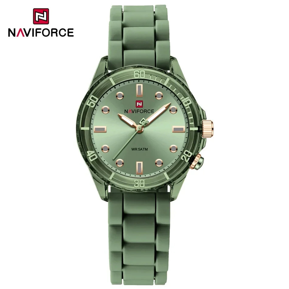 NAVIFORCE NF7115 Montre élégante, étanche, légère et stylée, montre décontractée
