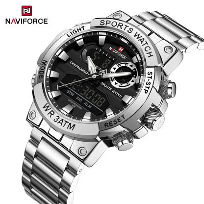 NAVIFORCE NF9237 Military Dual Display Chronograph Watch