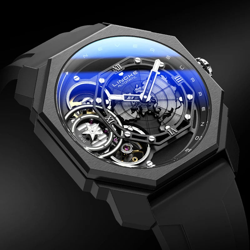 ChronoState Velocity Skeleton Luxury Sport Quartz Watch for Men