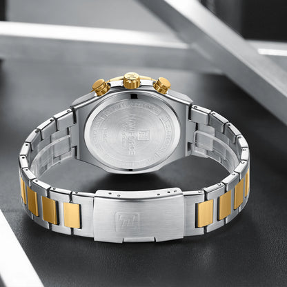 NAVIFORCE Montres Homme Quartz Tendance Affaires Classique Étanche Bracelet Acier Inoxydable Montre-bracelet Nouvelle horloge Homme en 2024