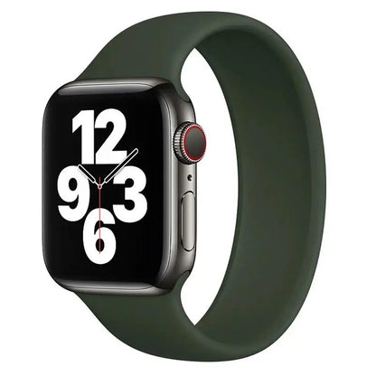 Solo Loop silicone for apple Watch Bands 40mm 44mm 45 41 49mm 42mm 46mm 38 bracelet iwatch series 11 10 9 8 7 6 se3 ultra2 strap