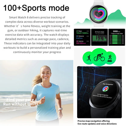 Montre connectée intelligente GPS 2026 nouvelle montre 8 Mini pour hommes femmes santé sport AMOLED fréquence cardiaque appel Bluetooth étanche
