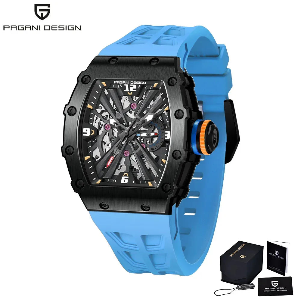 ChronoState Silver Phantom VH65 Skeleton Quartz Watch for Men