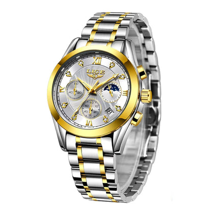 Relogio Masculino LIGE Sport Men Watch Montre Homme de Luxe de Marque Supérieure à Quartz Montre-Bracelet Homme Tendance Militaire Étanche Chronographe Horloge Masculine