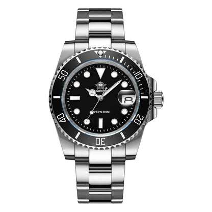 Montre Homme ADDIESDIVE en Acier Inoxydable, Montre Quartz Européenne et Américaine, Décontractée et Étanche pour Sports de Plein Air