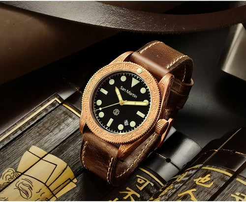 San Martin Bronze Diver Automatic 200M Vintage