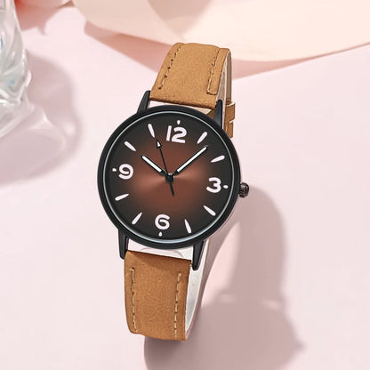 Montre en cuir PU pour femme, montre-bracelet décontractée, montres à quartz pour femme, cadeau, Reloj Mujer, Relogio Feminino
