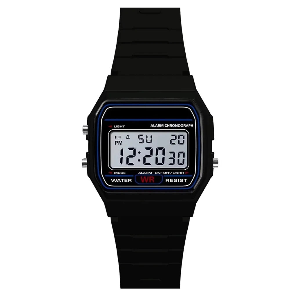 Montre de sport de luxe analogique et numérique militaire pour homme, étanche, avec LED, pour enfants et femmes, avec bracelet et alarme