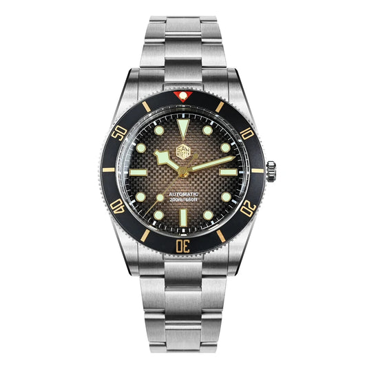 San Martin SN0138 BB54 Vintage Diver 37mm Automatic Sapphire