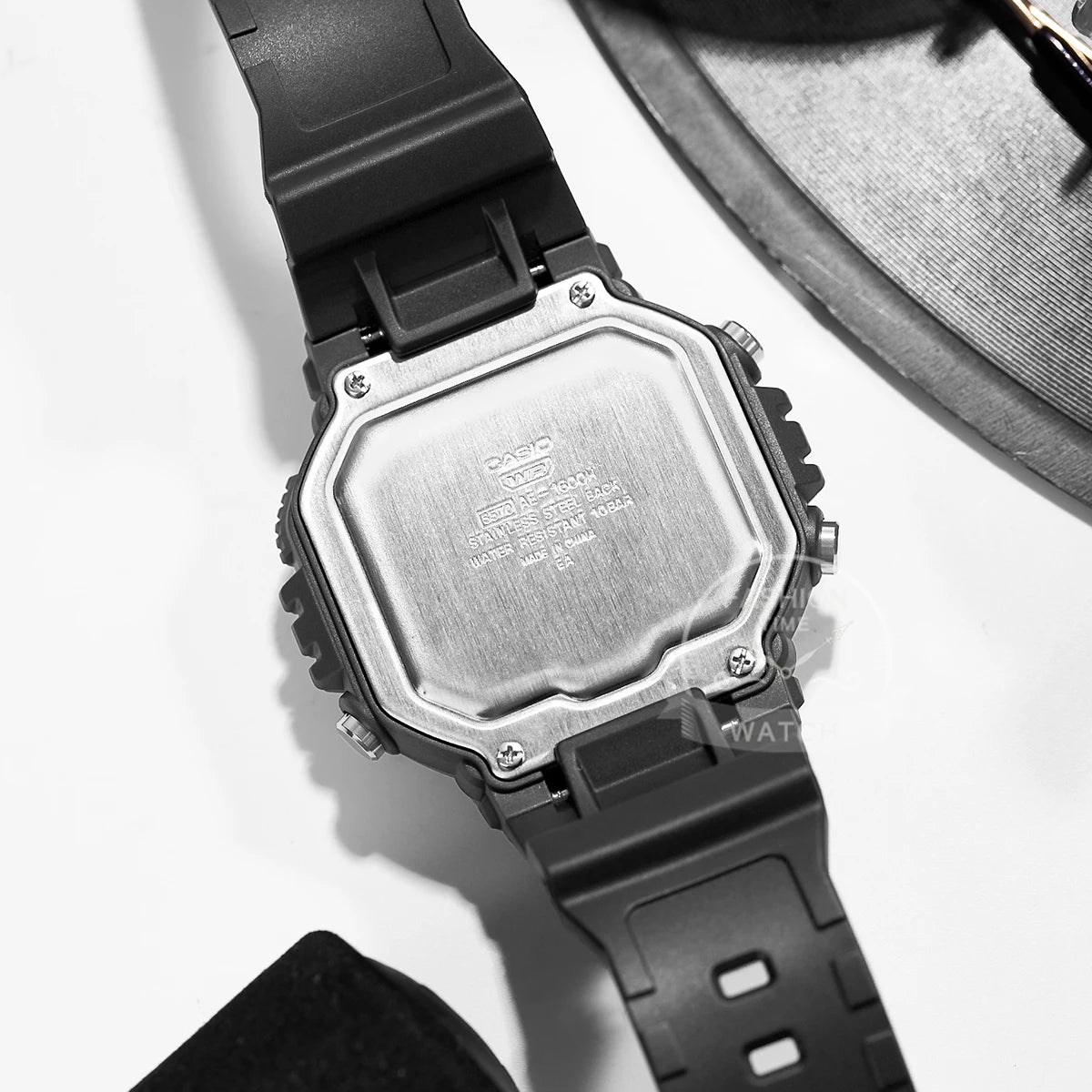 Casio Montre Sport Homme Polyvalente Affichage Numérique Étanche Bracelet Montre AE-1600H-