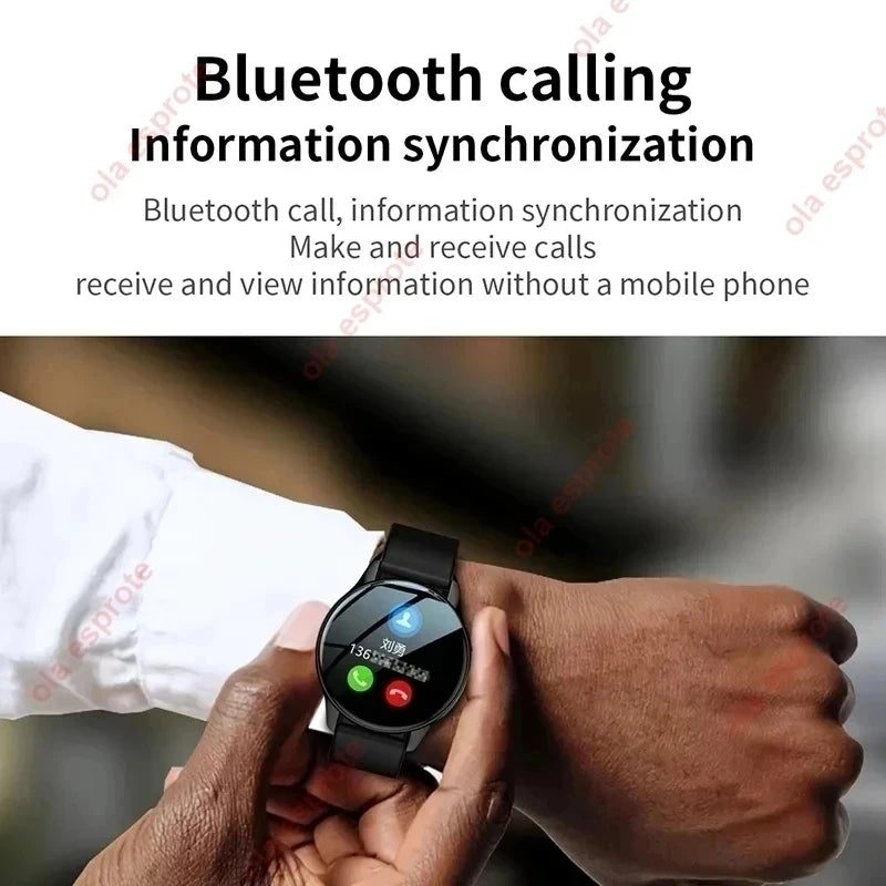 Montre Connectée Bluetooth Pro Appel 1,39 Pouces Cadrans Personnalisés Musique Sport Homme Femme Montre 6 Moniteur de Santé Smartwatch Pour Android IOS