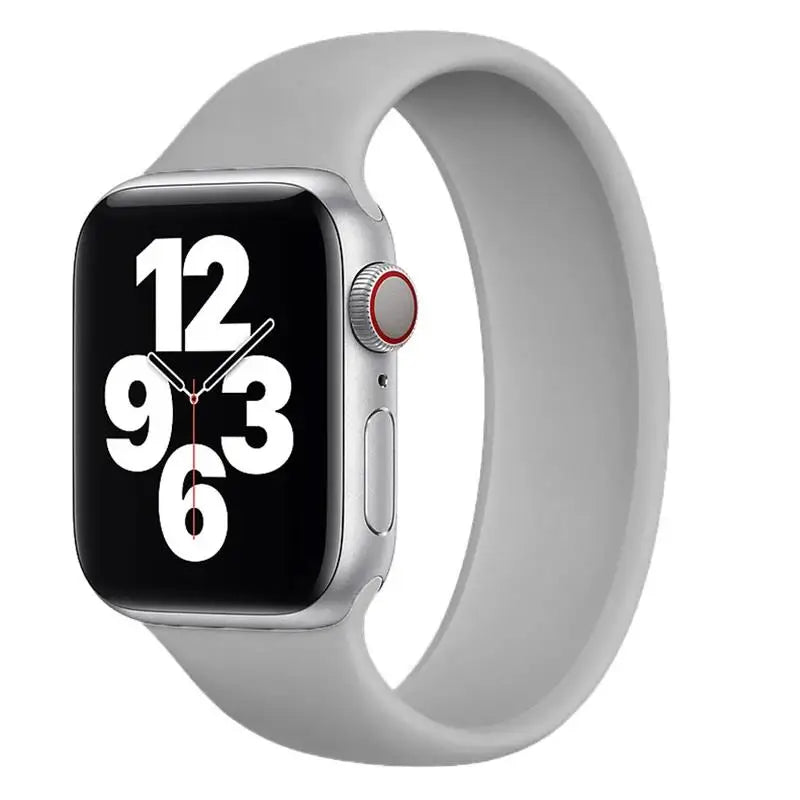 Solo Loop silicone for apple Watch Bands 40mm 44mm 45 41 49mm 42mm 46mm 38 bracelet iwatch series 11 10 9 8 7 6 se3 ultra2 strap