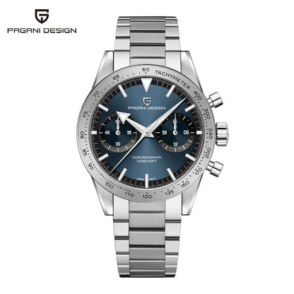 2026 Nouvelle montre homme rétro PAGANI DESIGN Montre à quartz phase de lune pour homme Chronographe sport de vitesse saphir AR VK64 Horloge Reloj Hombre