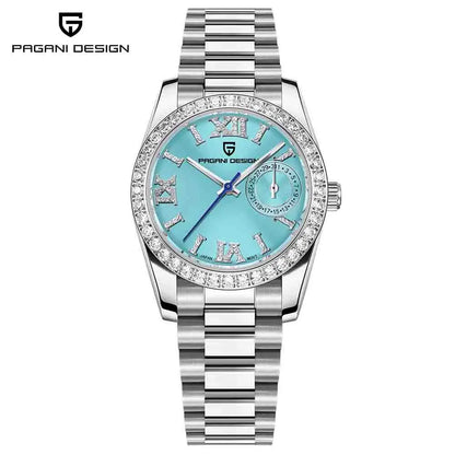 PAGANI DESIGN 2025 Nouvelle Montre-bracelet pour femme 32MM Montre à Quartz de Luxe Élégante pour Femme Montres Étanche Tendance Horloge Saphir
