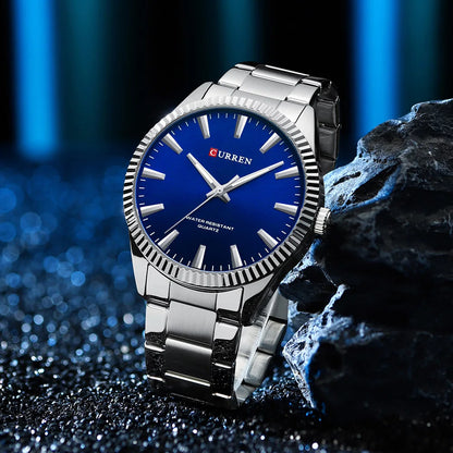 Montre Homme CURREN Mode Simple Acier Inoxydable Quartz Montre Homme Décontracté Business Montre Relogio Masculino