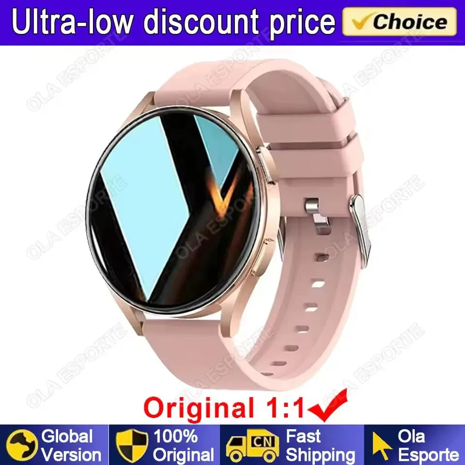 2025 Nouvelle Smartwatch Femme Appel Bluetooth Montres Dame Sport Étanche Fréquence Cardiaque Sommeil Smart Watch pour Femme Cadeau