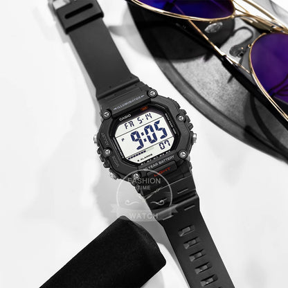 Casio Montre Sport Homme Polyvalente Affichage Numérique Étanche Bracelet Montre AE-1600H-