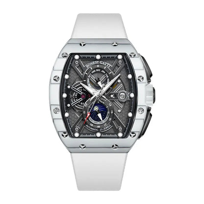 ChronoState BONEST GATTI Carbone – Montre de luxe mécanique automatique | Montre de sport lumineuse en fibre de carbone