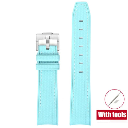 Bracelet de montre en caoutchouc pour Swatch X Omega Joint MoonSwatch étanche Sport 20mm Bracelet de montre en silicone incurvé pour hommes et femmes