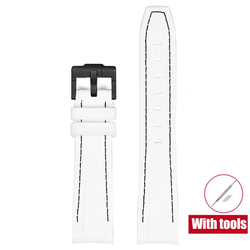 Bracelet de montre en caoutchouc pour Swatch X Omega Joint MoonSwatch étanche Sport 20mm Bracelet de montre en silicone incurvé pour hommes et femmes