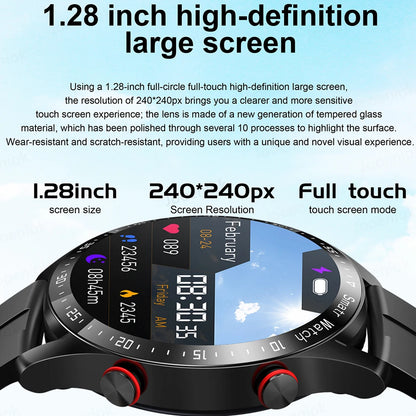 2026 Nouveau pour la montre connectée GT Series Homme Femme ECG+PPG Écran HD Appel BT Traqueur GPS Fréquence cardiaque IP68 Étanche SmartWatch