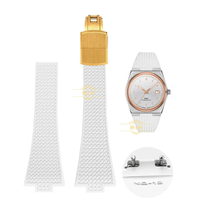 CTS Fluororubber Strap for Tissot PRX Series 35mm 40mm