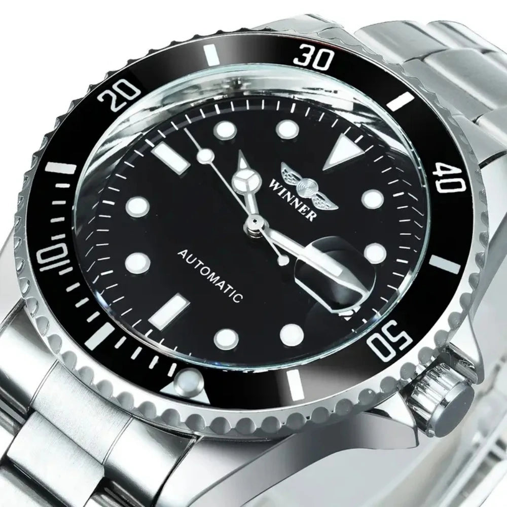 New Luxury Men's Watch, Business-Style Skeleton Automatic Mechanical Watch, Party Fashion Watch, High-Value Stylish Brand-Name Wristwatch, Fashionable and Exquisite Birthday Gift Watch