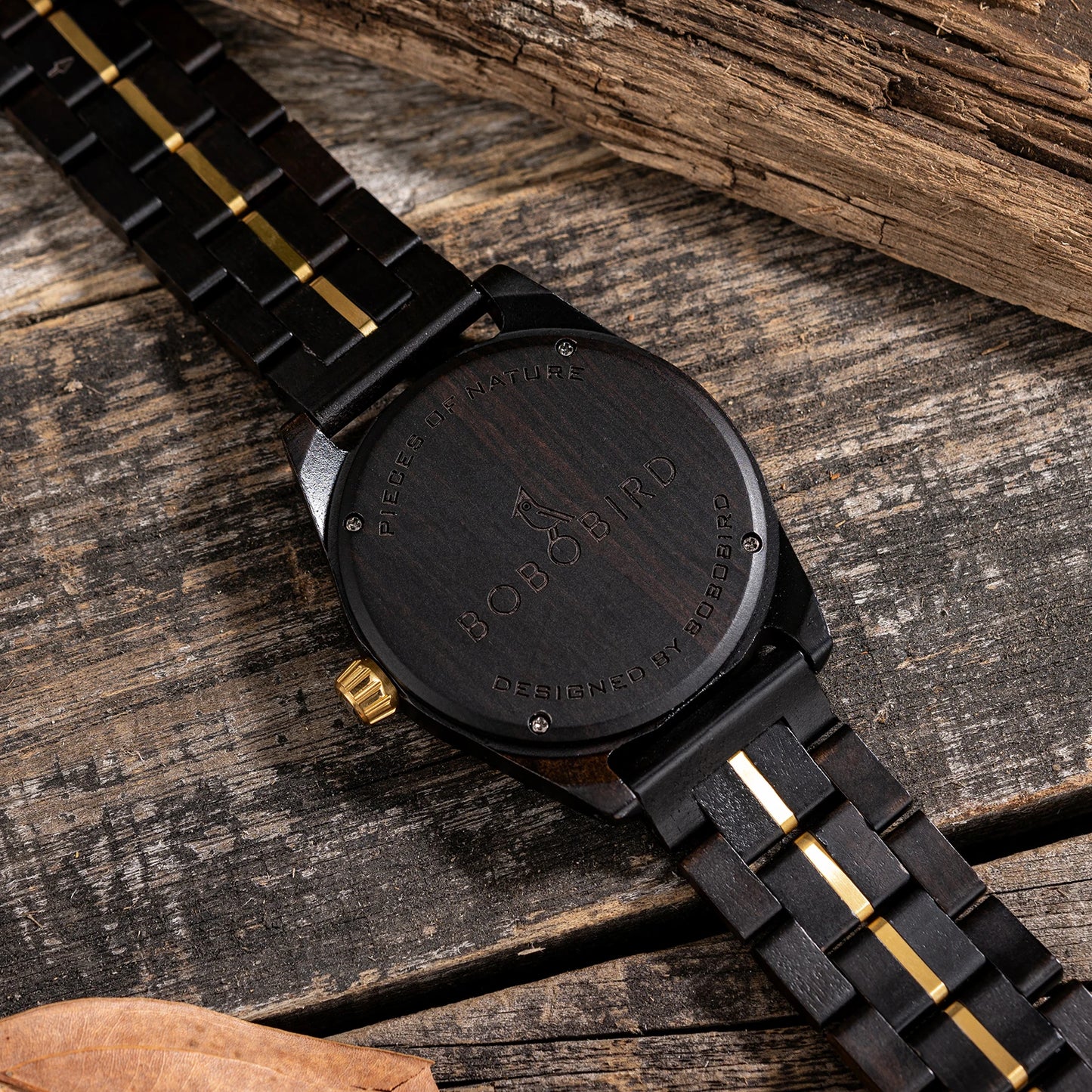 Montre à Quartz de Luxe en Bois BOBO BIRD pour Hommes, Design Original, Montre-Bracelet en Bois Faite à la Main, Écologique, Cadeau Unique pour Hommes 2025 Nouveau