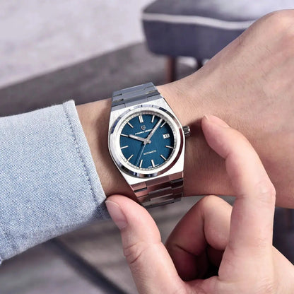 Montre automatique mécanique Pagani Design pour homme, mouvement Miyota8215, de luxe, en acier inoxydable avec saphir et traitement antireflet, étanche