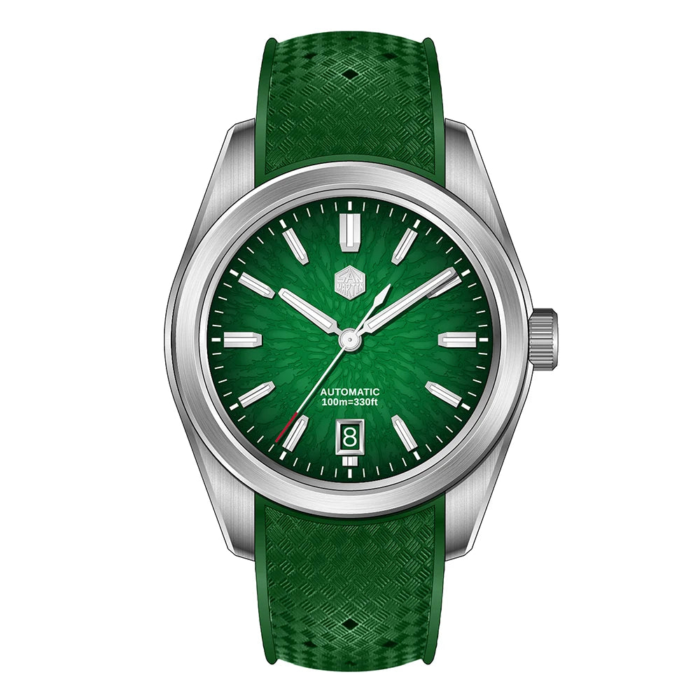 Montre automatique San Martin Men SN0144-GS Cadran JianZhan Montre-bracelet mécanique