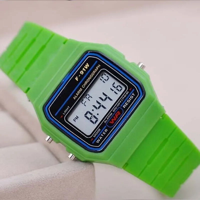 Fashion Mens Watch Digital Led Luxury Stainless Steel Square Wristwatch Electronic Watches for Men Female Clock Reloj Hombre